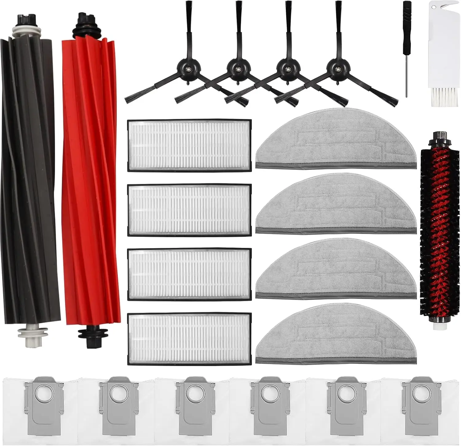 

23PCS Vacuum Cleaner Accessorie Kit Compatible with Roborock S8/S8+/S8 PRO Ultra