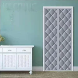 Winter Thick Thermal Insulated Door Curtain Self-Closing Windproof Keep Warm Magnetic Screen Door Coldproof Partition Door Cover