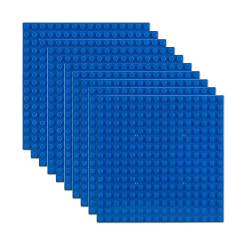 المبيعات المباشرة من الشركة المصنعة لملحقات اللوحة السفلية لبنة بناء الجسيمات الصغيرة ذات الفتحة 16 × 16، وقاعدة للأطفال
