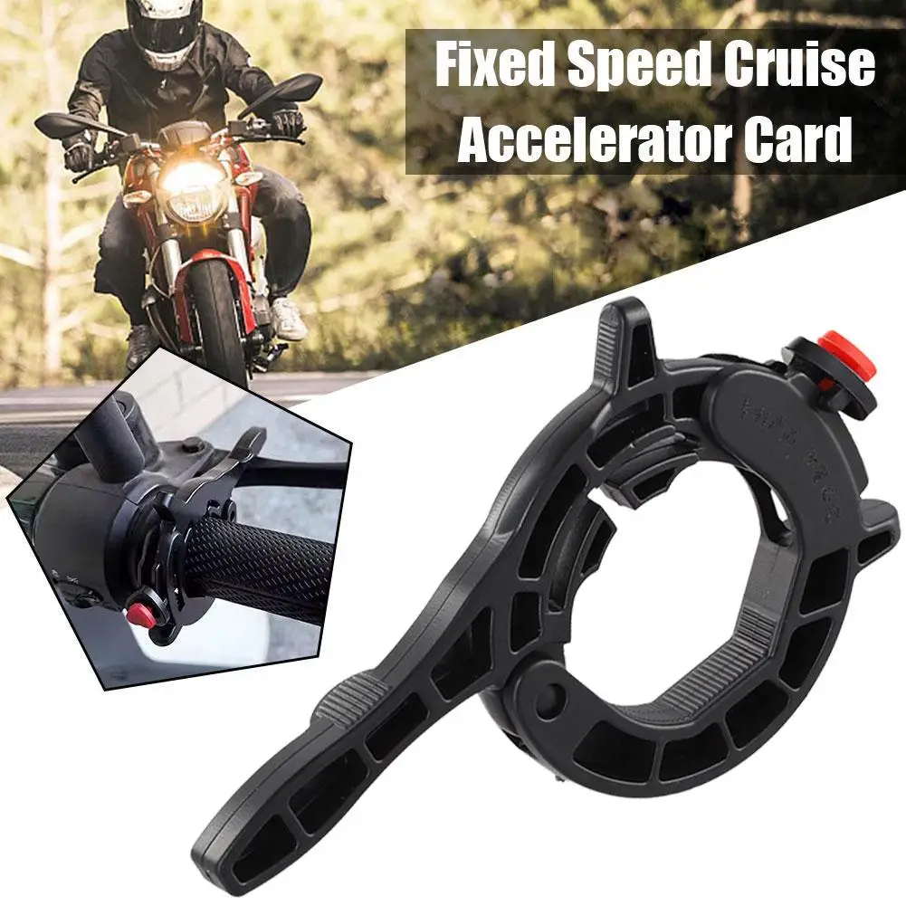 Motorcycle Constant Speed Cruise Control Clamp Efficient Fatigue Anti-skid Material Clip Control Cruise Re N3m2