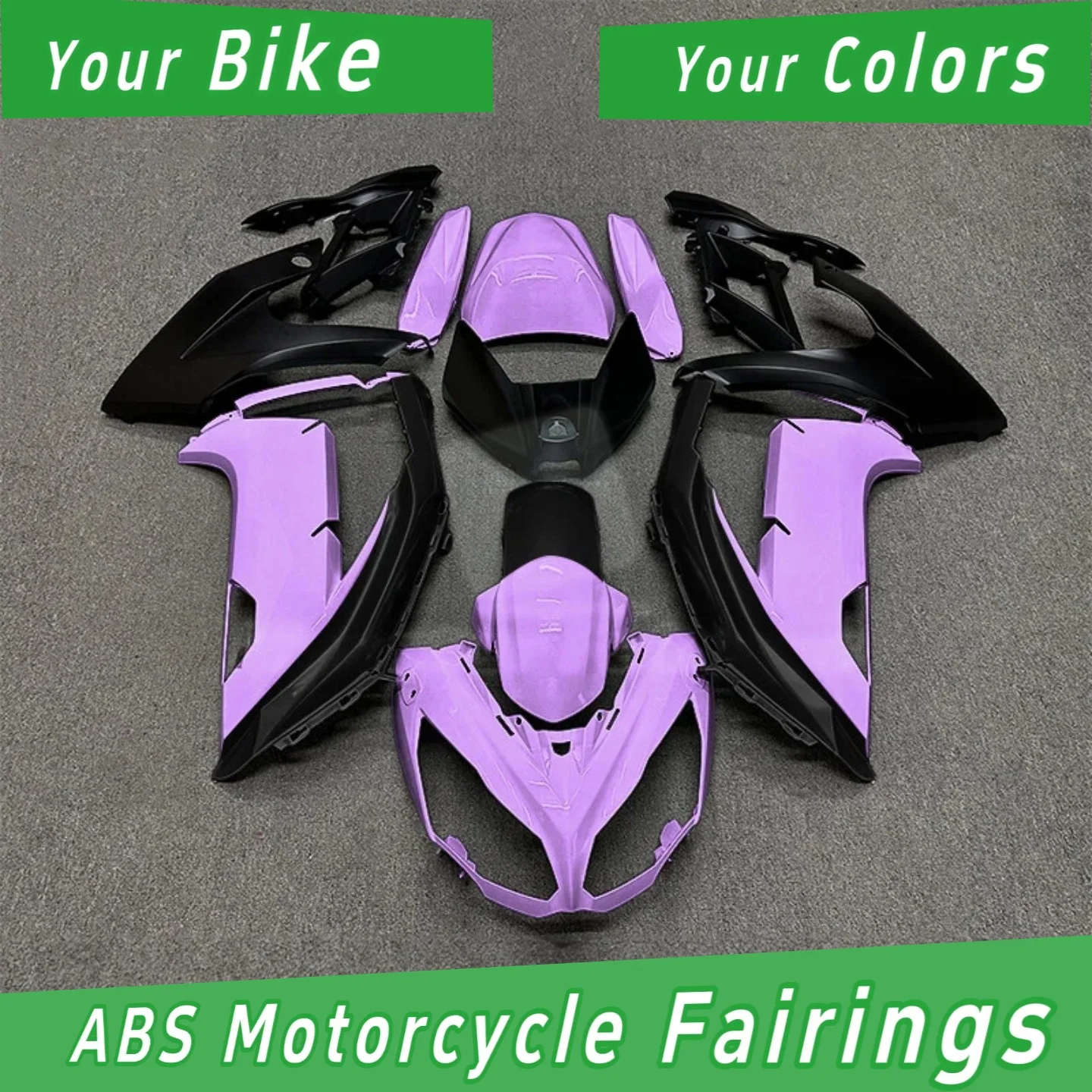 For Kawasaki Ninja 650R Motorcycle Fairing Set 2012-2016 Multiple Designs High Quality ABS Material Body Rebuild Kit Free Custom