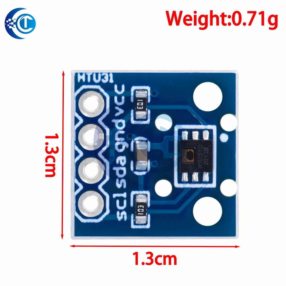 Módulo sensor de temperatura e umidade de alta precisão HTU31D: sonda de versão de atualização HTU21D – para Arduino