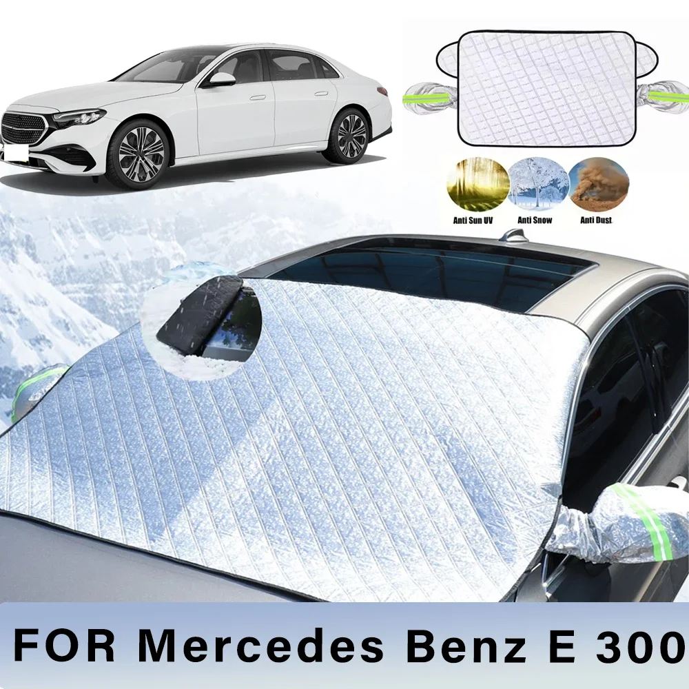 

Thickened Car Now Sunshade Windshield Cover With 5/9 Magnets UV Protection Anti Snow Sunlight For Mercedes Benz E 300 L