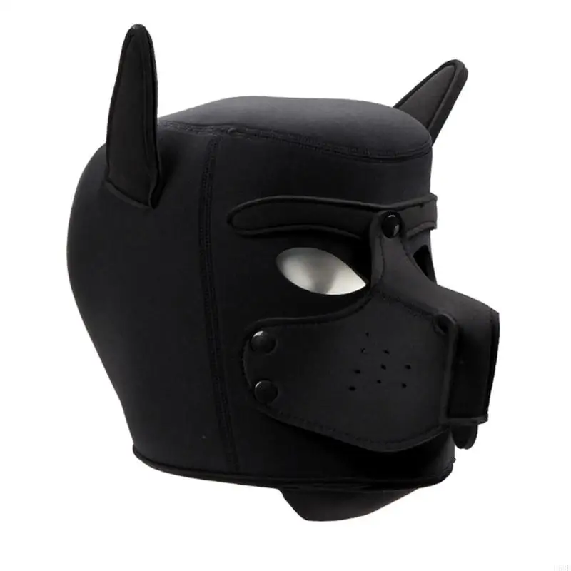 H58e Halloween Dog Mask comodo da indossare coprite per cani per cani per donna che ha evento cosplay Halloween Dress