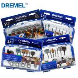 Dremel Abrasive Tools Set Sanding Drums Kit Grinding Polishing Engraving Tool Bits Ez Lock Cutting Discs Rotary Tool Accessories