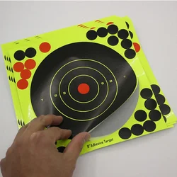 Pegatina adhesivo reactivo objetivo para tiro vista pistola