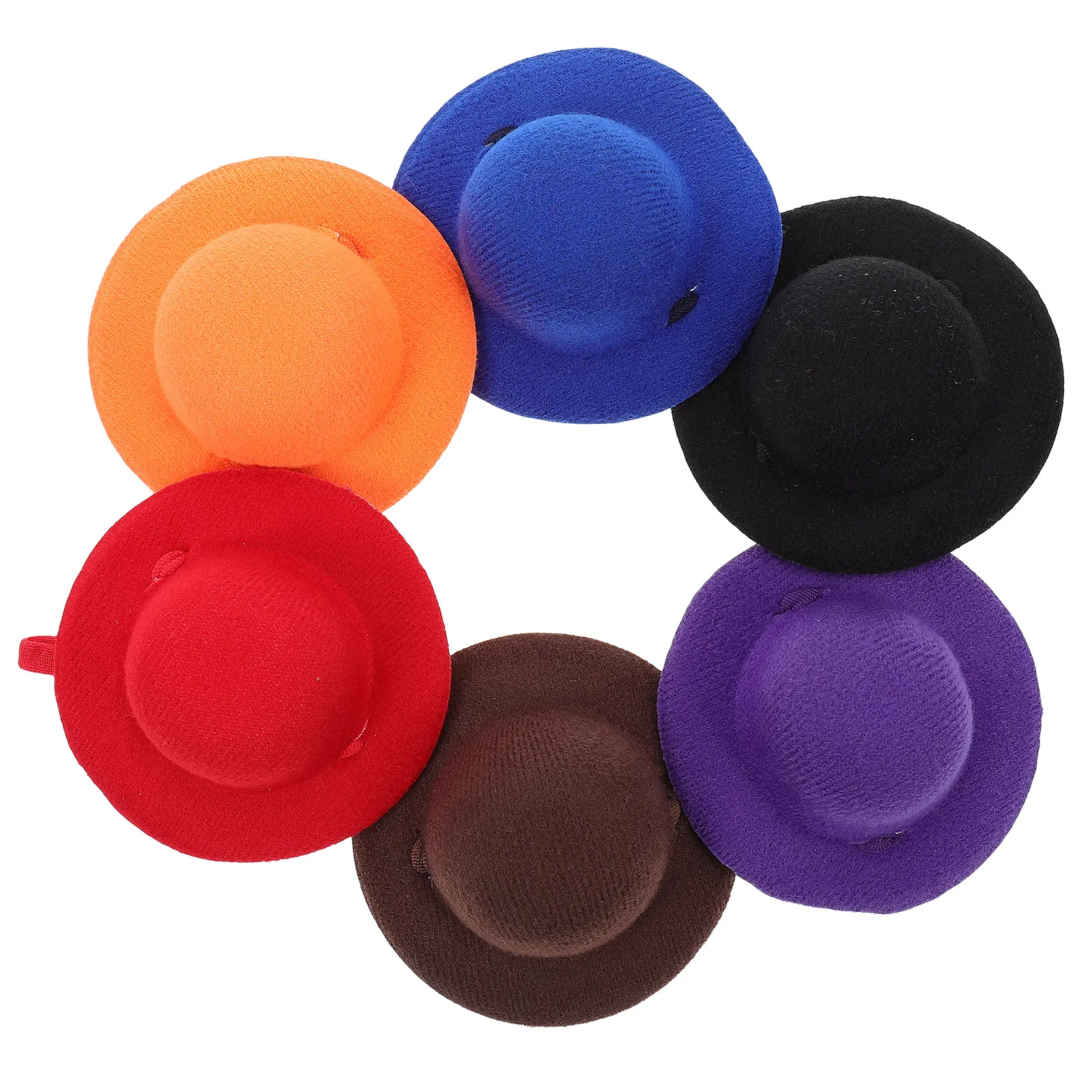 

6 Pcs Mini Fun Chickens Clothes for Hat Accessories Hats Small Animals