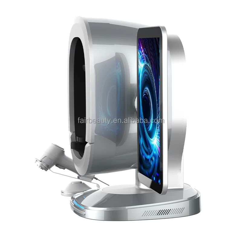 2025 جديد شاشة تعمل باللمس AI ذكي محلل الزيت الرقمي آلة تحليل الجلد كاشف الجلد آلة تحليل بشرة الوجه #4