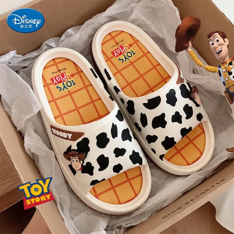 Disney Summer Baby Boy sandalo punta chiusa Kid Cartoon Toy Story Buzz Lightyear Print Slipper antiscivolo Girl Sport Soft Beach Shoes