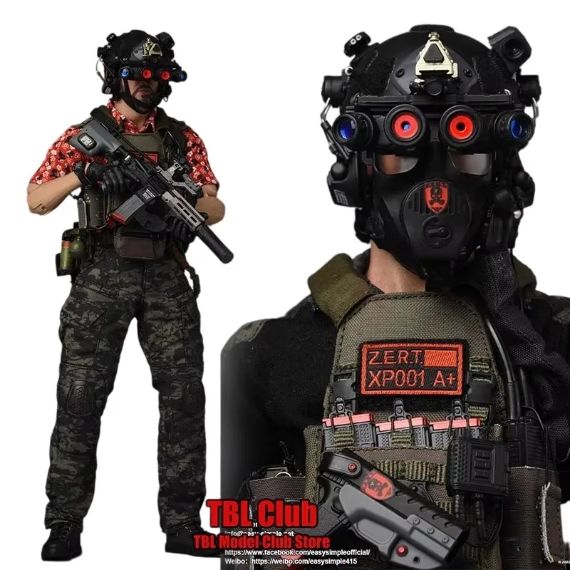

In Stock B5 Easy&Simple XP001 1/6 Scale Male Soldier Zombie Hunter Camouflage Clothes Full Set 12inch Action Figure Collections