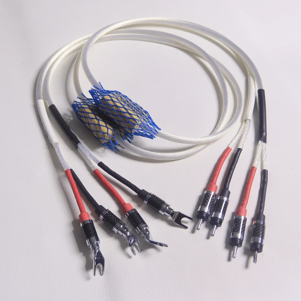 

1pair OD Supreme Reference 2nd generation Speaker Cable with Furutech Connector Silver Plated OCC Hi-Fi Audio Amplifier Wire