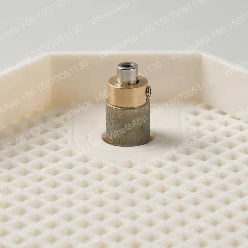 Single layer micro diamond water grinding table grinding glass ceramic jade electric grinding machine edging polishing machine