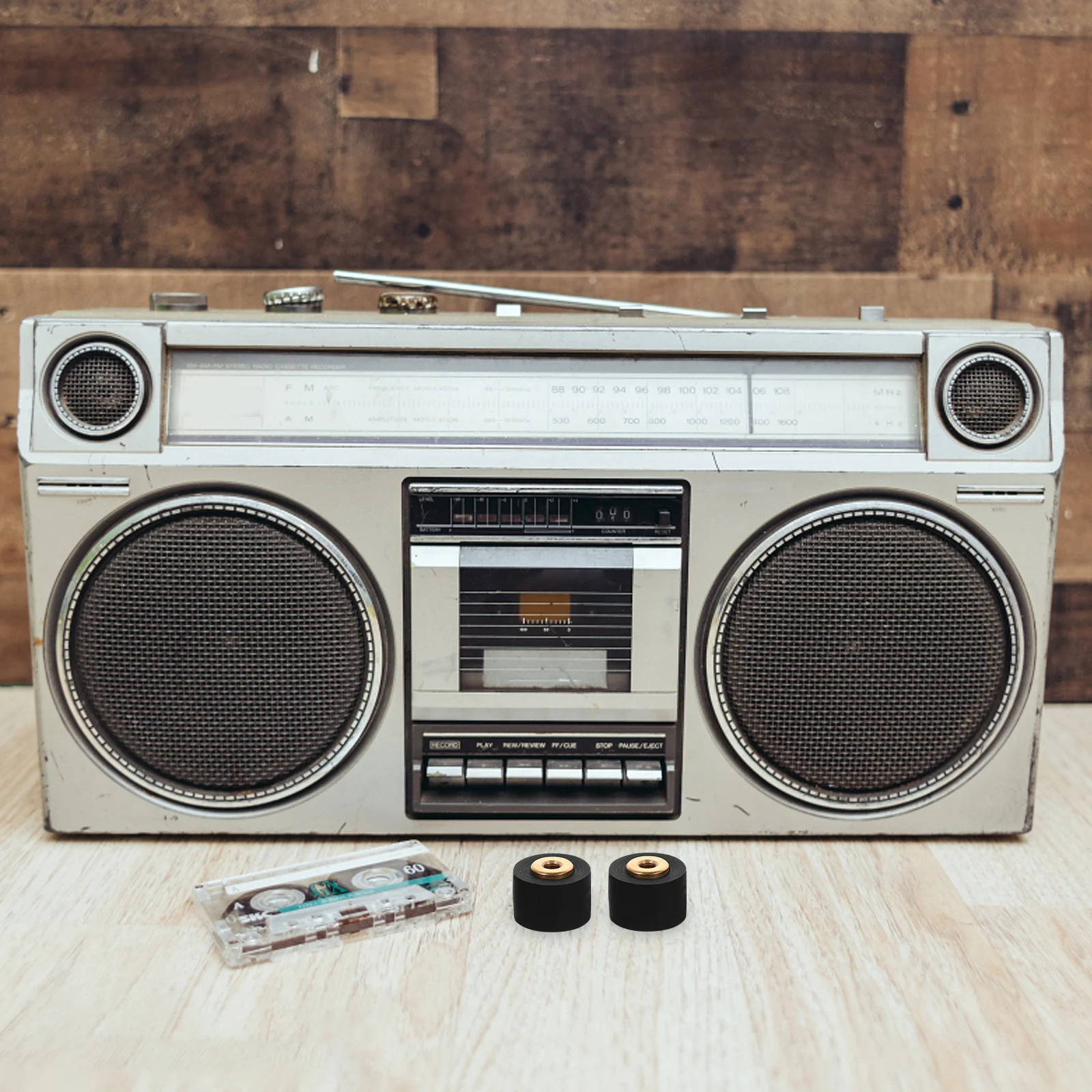 

2Pcs Pinch Roller Pressing Wheel Solid Material Pulley Bearing Wheel for Radio Tape Recorder Audio Maintenance Supplies