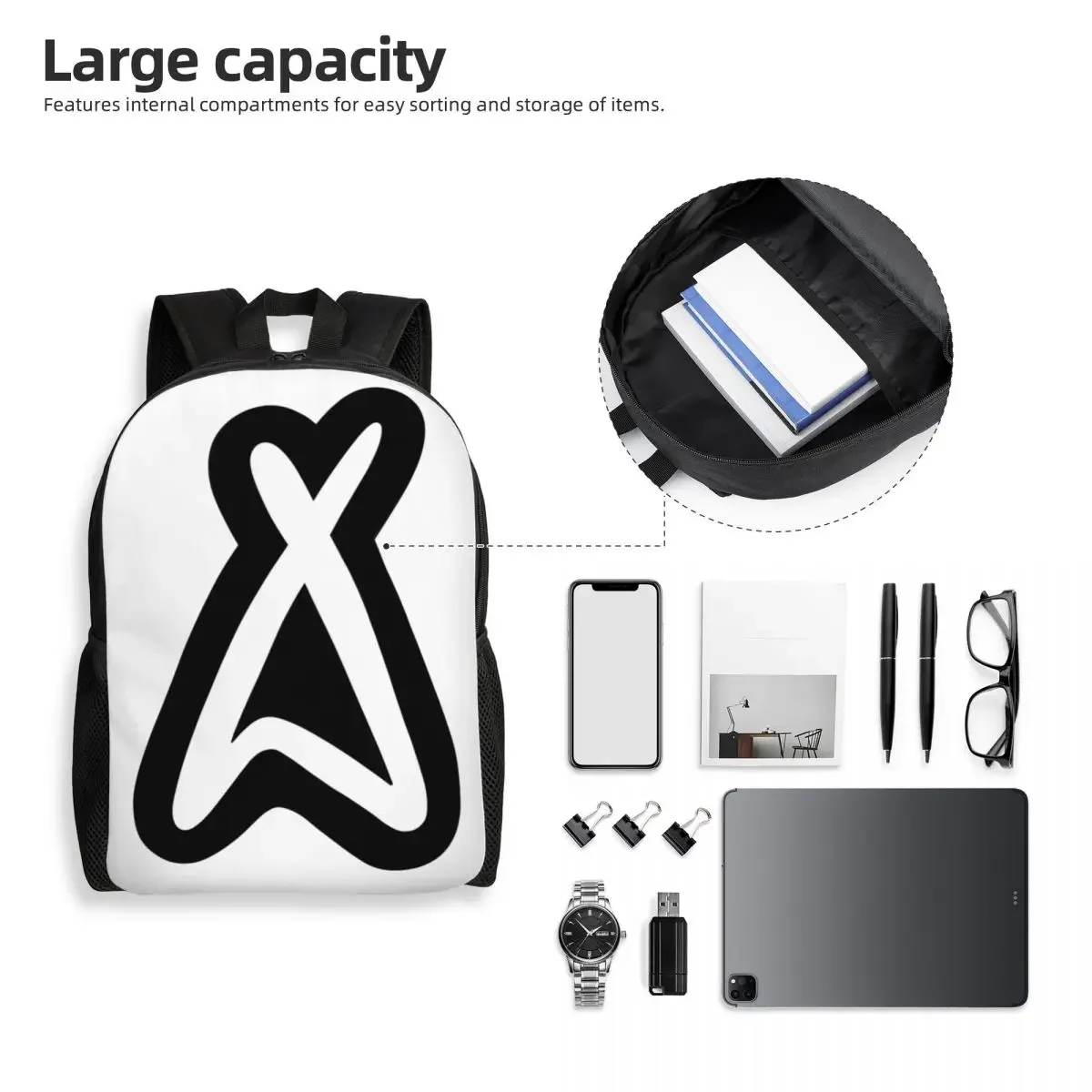 Custom Camilo Echeverry Backpack for Men Women Water Resistant College School Pop Singer Bag Printing Bookbag