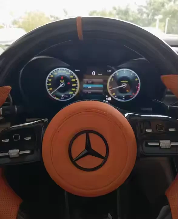 نظام لينكس 1920*720 بكسل 12.3 بوصة شاشة لوحة قيادة السيارة مجموعة أدوات رقمية لـ W205 GLC300 X253 GLC 63AMG