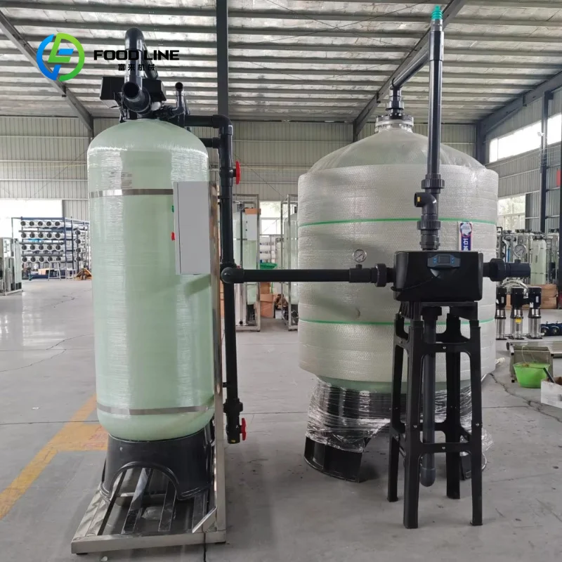 Customized Water Softener Reverse Osmosis 20T/D Seawater RO Desalination Plant Automatic Control Valve Removes Sediment Scale