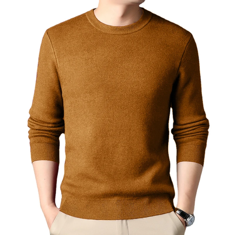 Winter Solid Color Knitted Sweater Comfortable