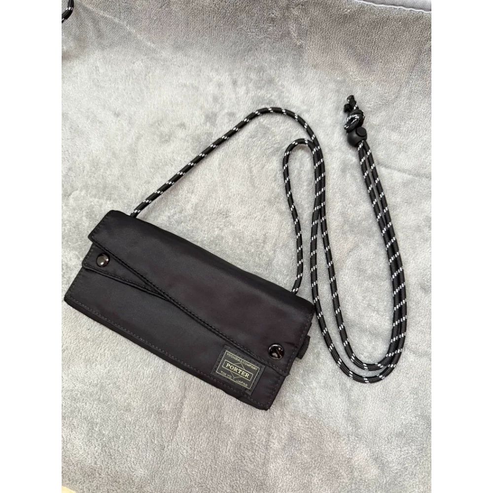 Porter Yoshida Tanker Mini Long Shoulder Crossbody Handbag Nylon Lightweight Versatile Unisex Commute Outdoor Daily Sling Bag