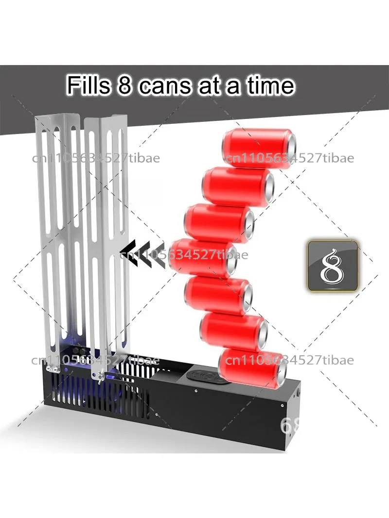 Electric Automatic Aluminum Beer Coke Can Crushing Machine Household Can Crusher