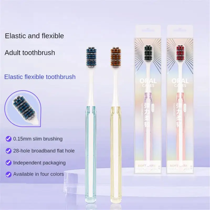 Adult Ultra Fine Soft Bristle Toothbrush Individual Packaging Whitening Teeth Oral Clean High Quality Home Use Manual Toothbrush