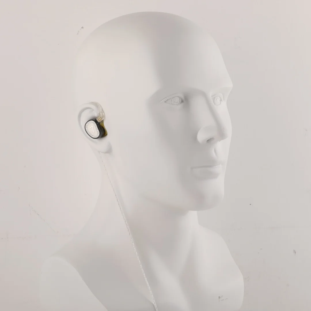 سماعة أذن Elua Ultra Dual Dynamic Driver 7 هرتز مع كابل ممتاز قابل للفصل