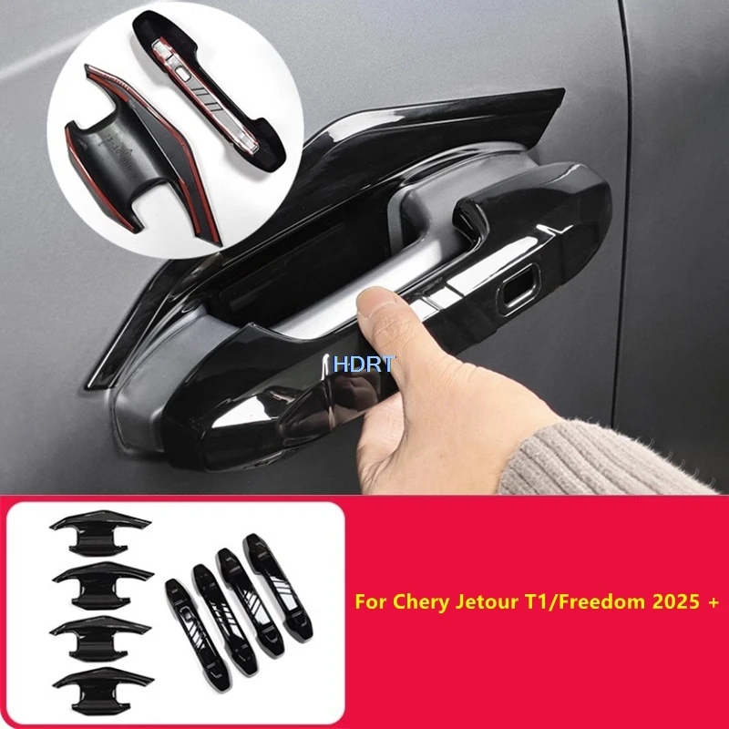 

Для Chery Jetour T1/Freedom 2025 + Стайлинг автомобиля, чаша для дверной ручки, защита на запястье, декоративные аксессуары, внешняя наклейка