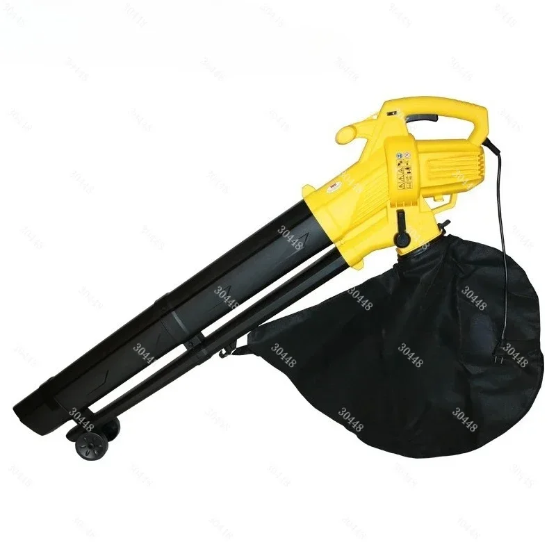 Household Electric Blower Vacuum Leaf Shredder High-Power Blower Suction Lawn Leaf Vacuum