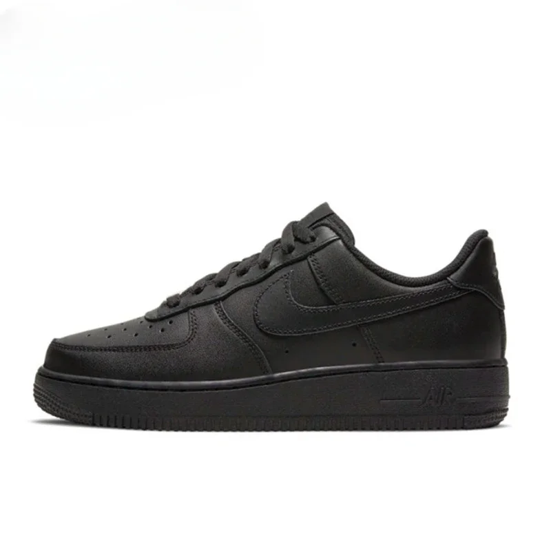 Nike Air Force 1 Low Retro Skateboard Shoes for Men Women Classics All Black Casual Sneakers Af1 Comfortables Sports Trainers