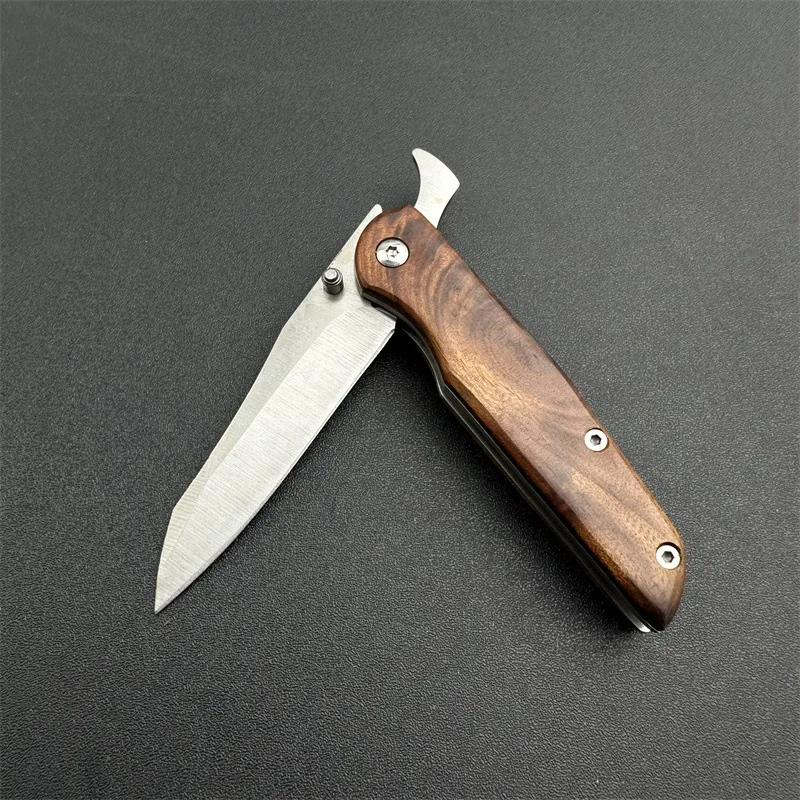 

3CR13 Нержавеющая сталь Острый складной нож с деревянной ручкой Открытый Кемпинг Выживание Карманные ножи Mulit Ручные инструменты с открывалкой