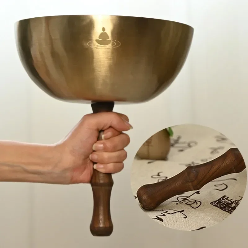 Hand-made Singing Bowl Hand-held Copper Nepalese Professional Healing Bowl Yoga Meditation Sound Bowl Percussion Instruments