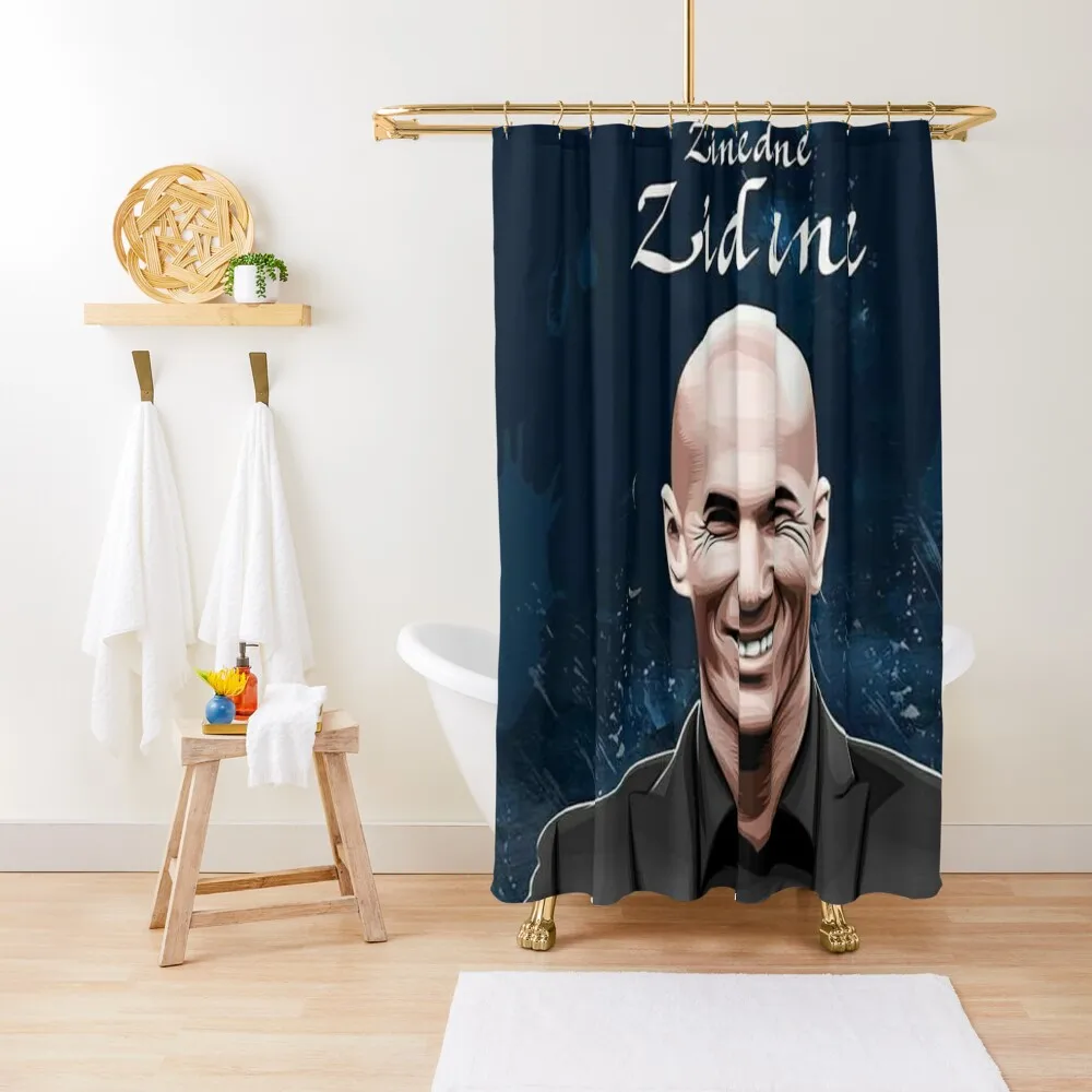 

Zinedine Zidane Art Shower Curtain Waterproof Bath And Anti-Mold Bathroom And Shower Products Bathroom Shower Curtain