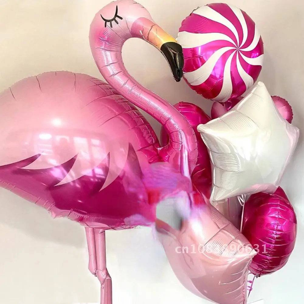 

Hawaiian Foil Balloons Flamingo Party Set Large Helium Globos Birthday Party Decor Kids Baby Shower Tropical Summer Supplies