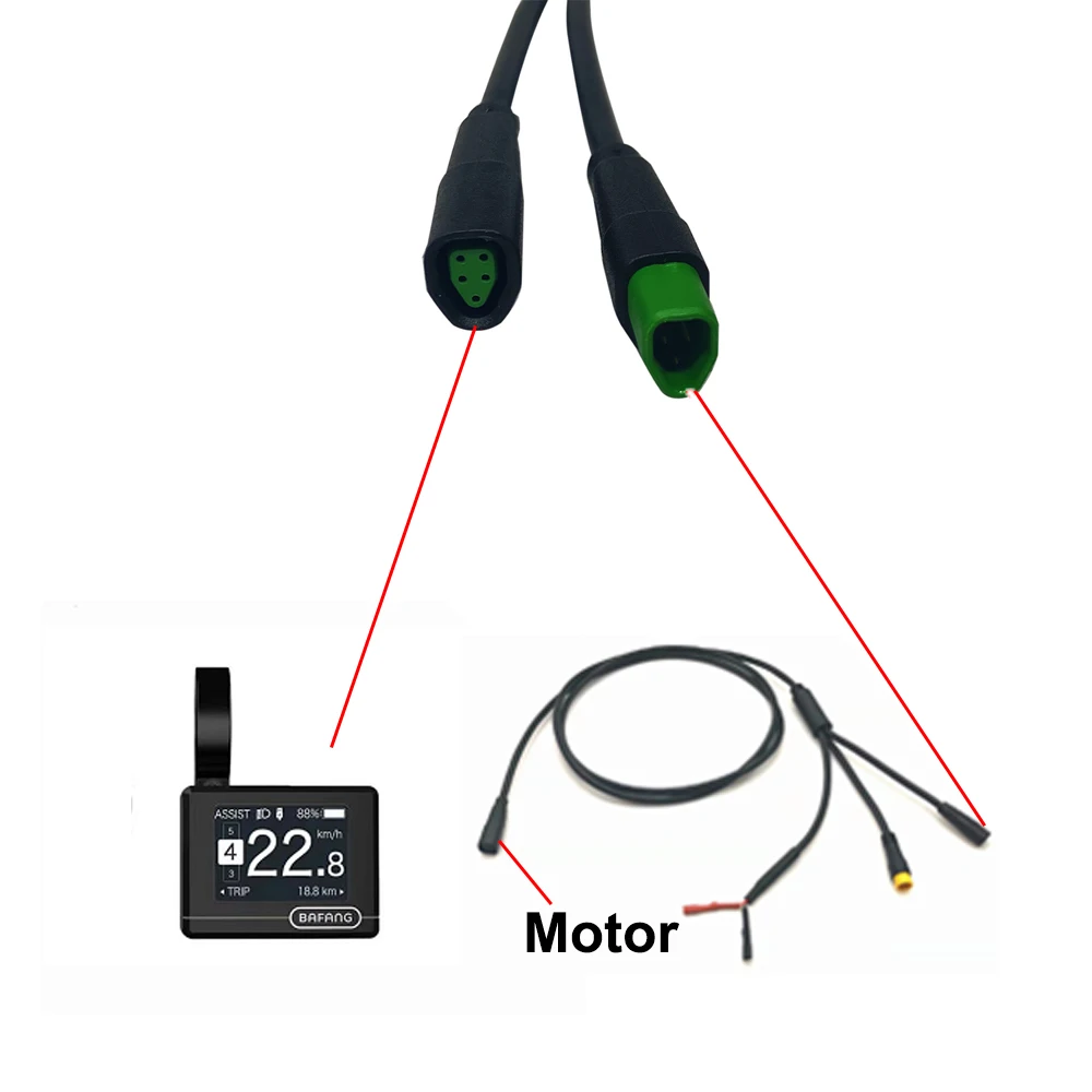 BAFANG BESST Programming Cable Speed Limit Release Wheel Diameter Setting M400 M600 M510 All CAN Protocol Motor Dedicated  Line