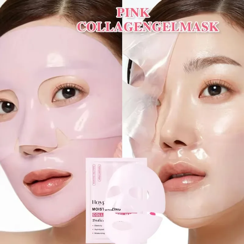 1/3/5/10pcs Bio Collagene Maschera Per Il Viso Idratazione Profonda Durante La Notte Idrogel Maschera Anti Rughe Rassodante Illuminare Lenitivo Coreano Cura Della Pelle