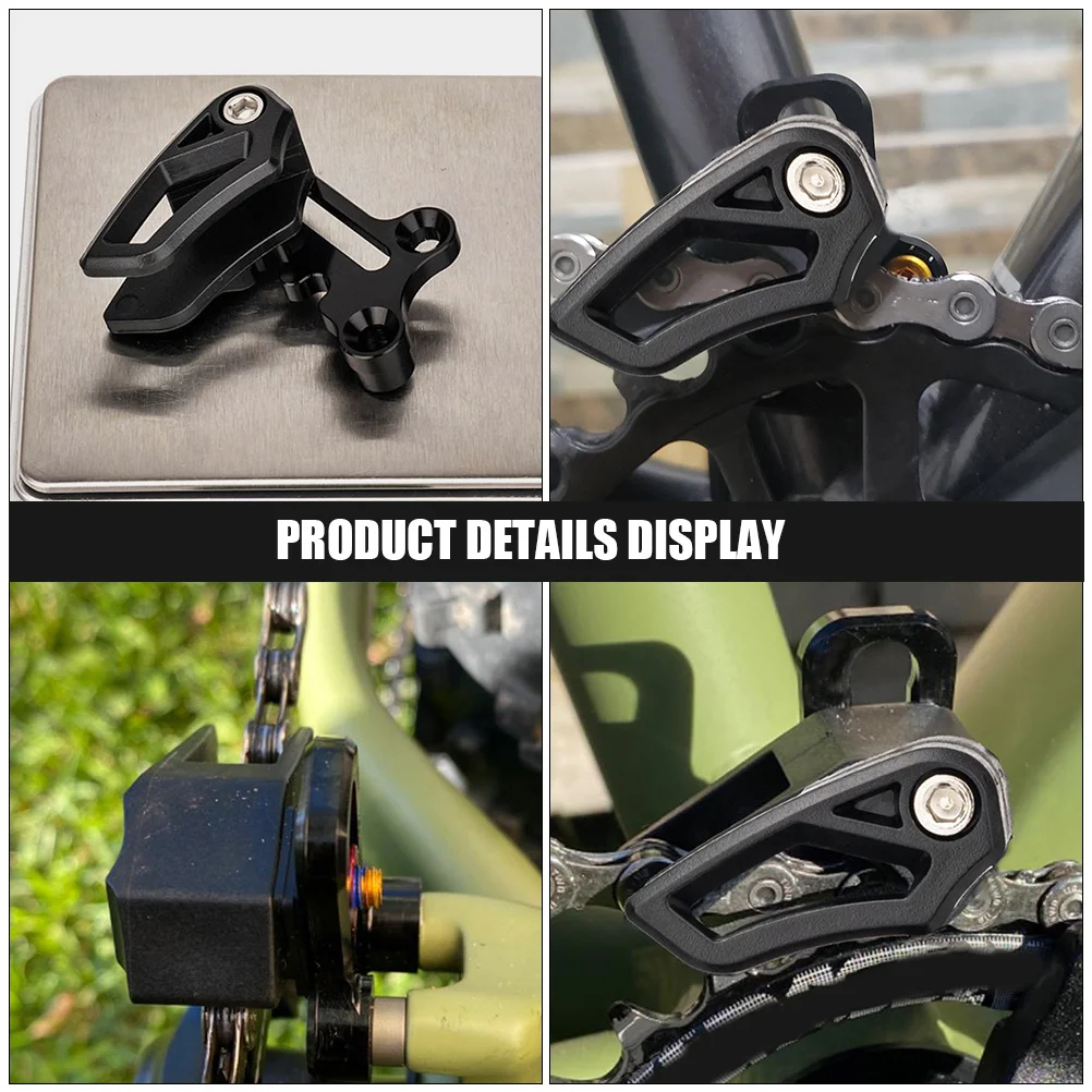 

Bike Chain Guard Aluminium Alloy Chain Guide Seat Post Protector Suitable for Mtb Road Fixed Gear Bicycle