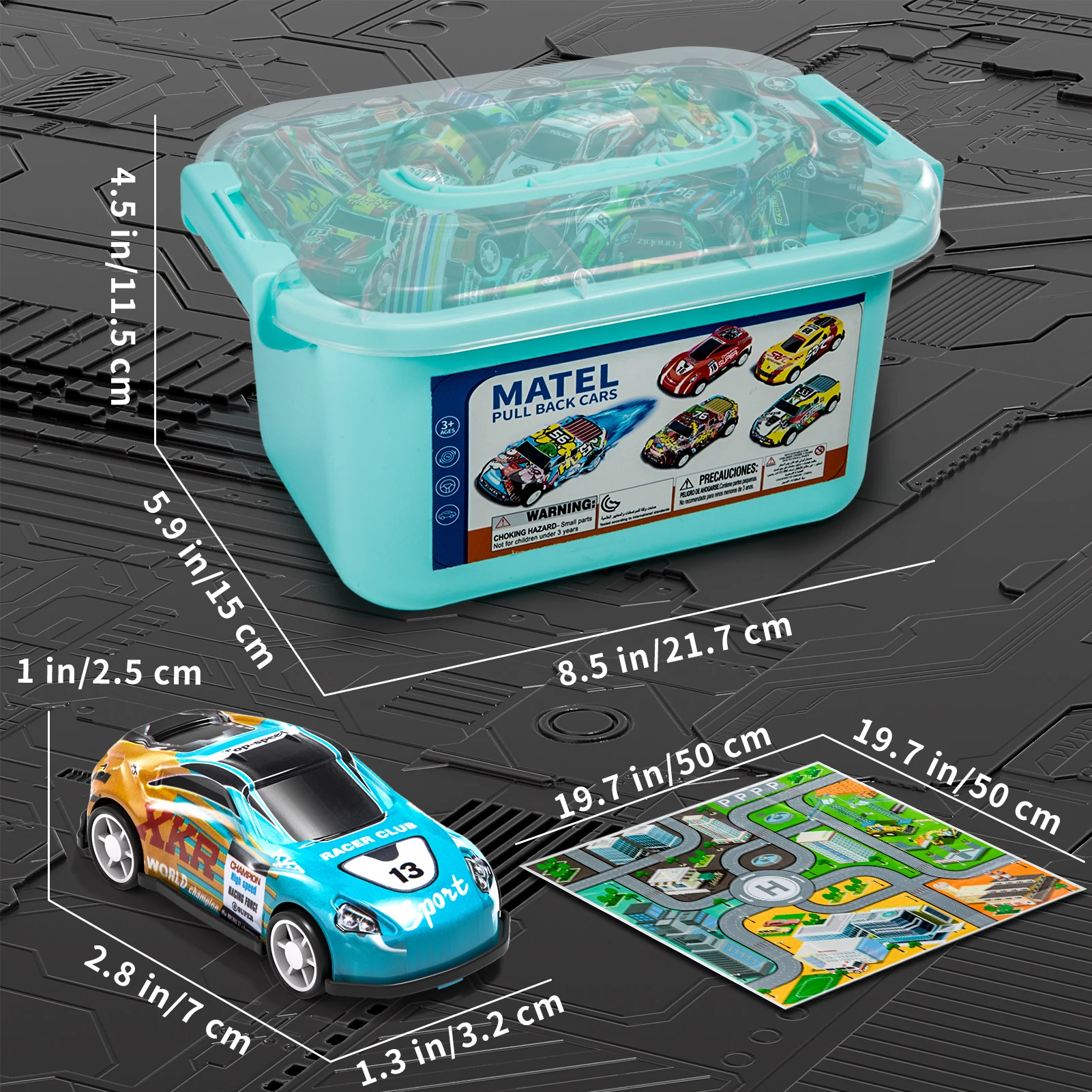 12/50 Stück Packung zurückziehen Kinder Autos Spielzeug mit Aufbewahrungsbox Mini Fahrzeuge Spielzeug Bulk Rennwagen Spielzeug für 3-6 Jahre Jungen Geburtstagsgeschenke