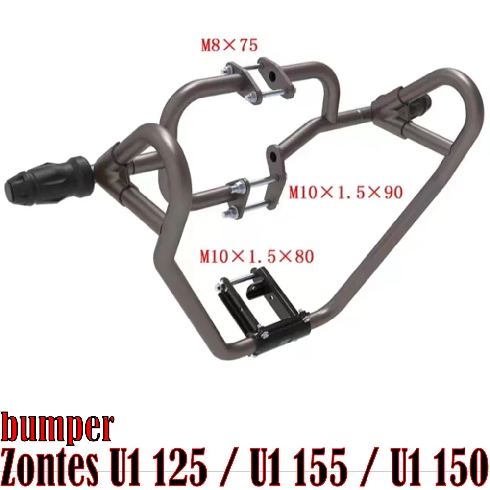 New Motorcycle for Zontes U1 125 / U1 155 / U1 150/ Engine Guard Engine Guard Crash Bar Protection Bumper Guards Fit U1 125 / 1