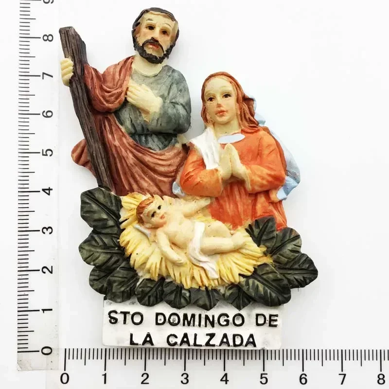 Dominican Republic Black Lady Carnival Bus Santa Domingo Church Punta Cana Macaw Resin fridge Magnet Tourist Souvenirs