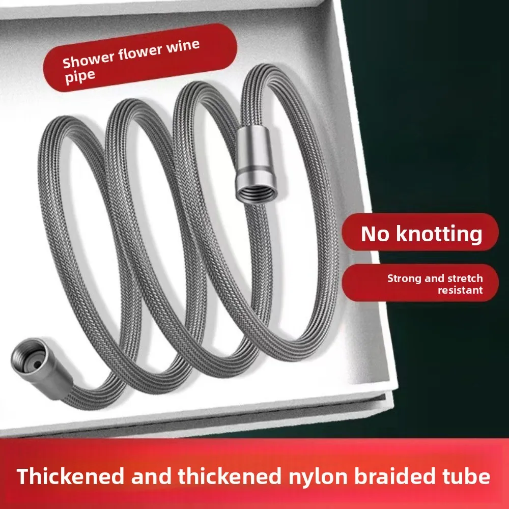 

Гибкий душевой шланг для ванной комнаты 1,5 м 2 м G1 2 дюйма, труба из нержавеющей стали, аксессуары для насадки для душа, инструменты для ванной комнаты