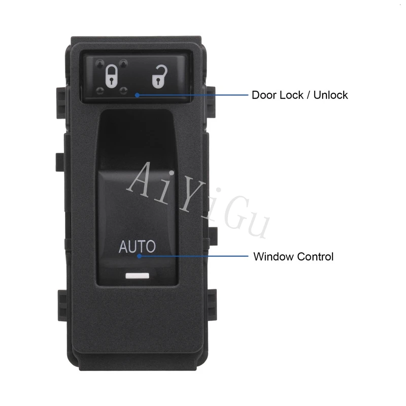 AiYiGu Passenger Window Control Switch OE V7700005AA Compatible with 07-14 Chrysler 200 300,Dodge Avenger Charger,Jeep Commander