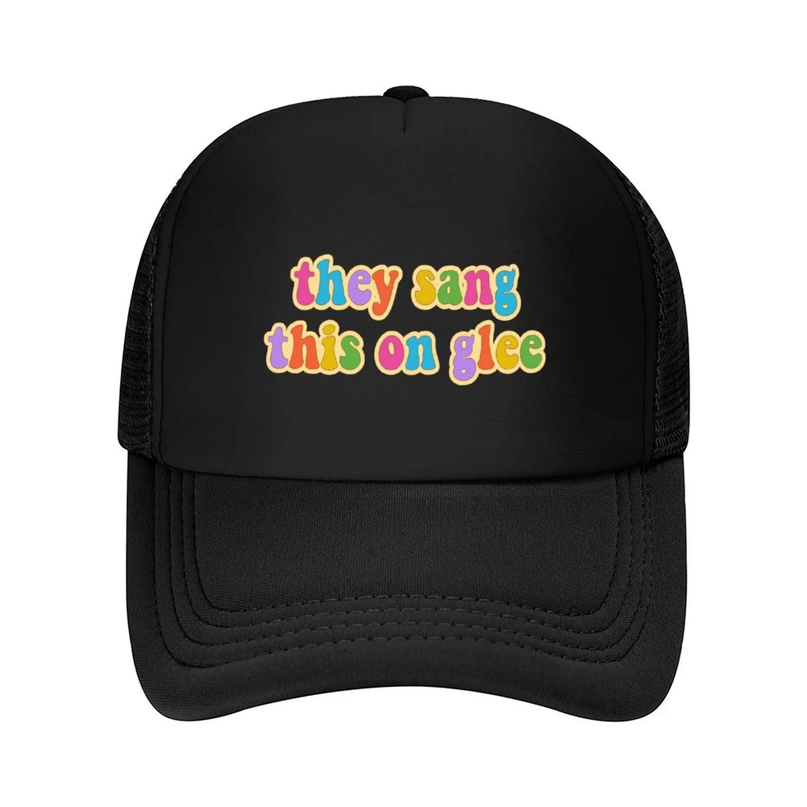 

They Sang This on Glee Baseball Cap Ball Cap Hat Man Luxury funny hat birthday Female Men's
