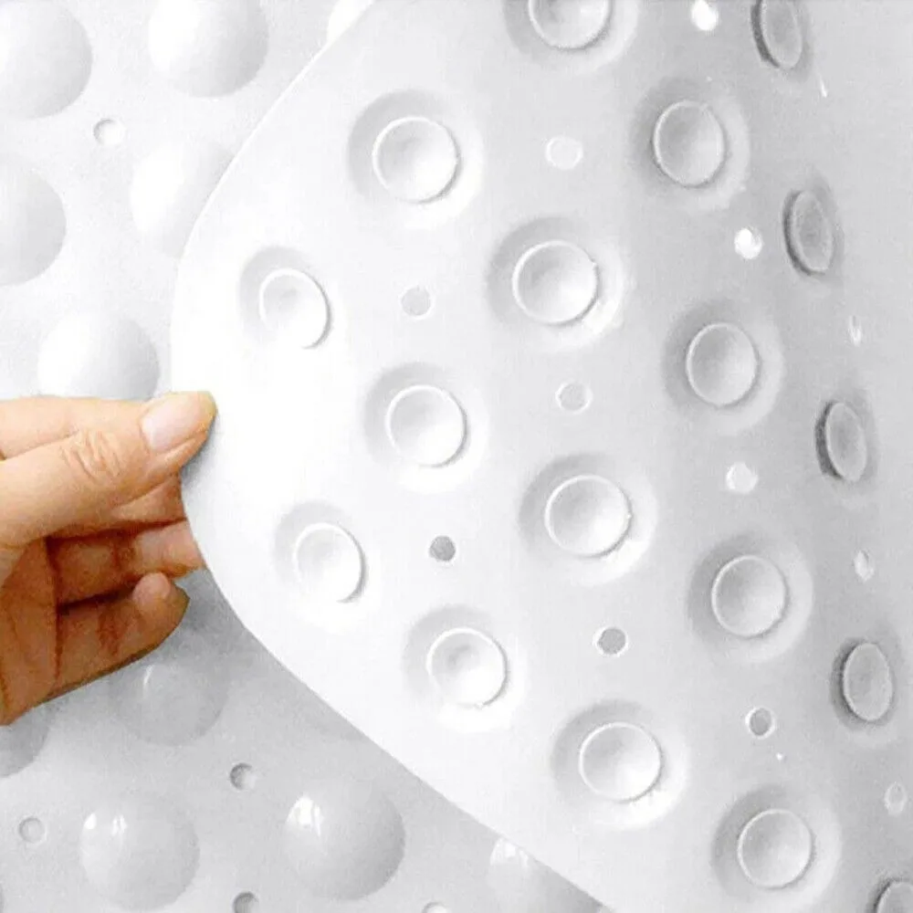 1 قطعة 54x54 سم عدم الانزلاق دش حصيرة مع شفط الكؤوس المطاط الزاوية مكافحة قالب الحمام سلامة الكلمة حصيرة الحمام السجاد حمام البساط #5