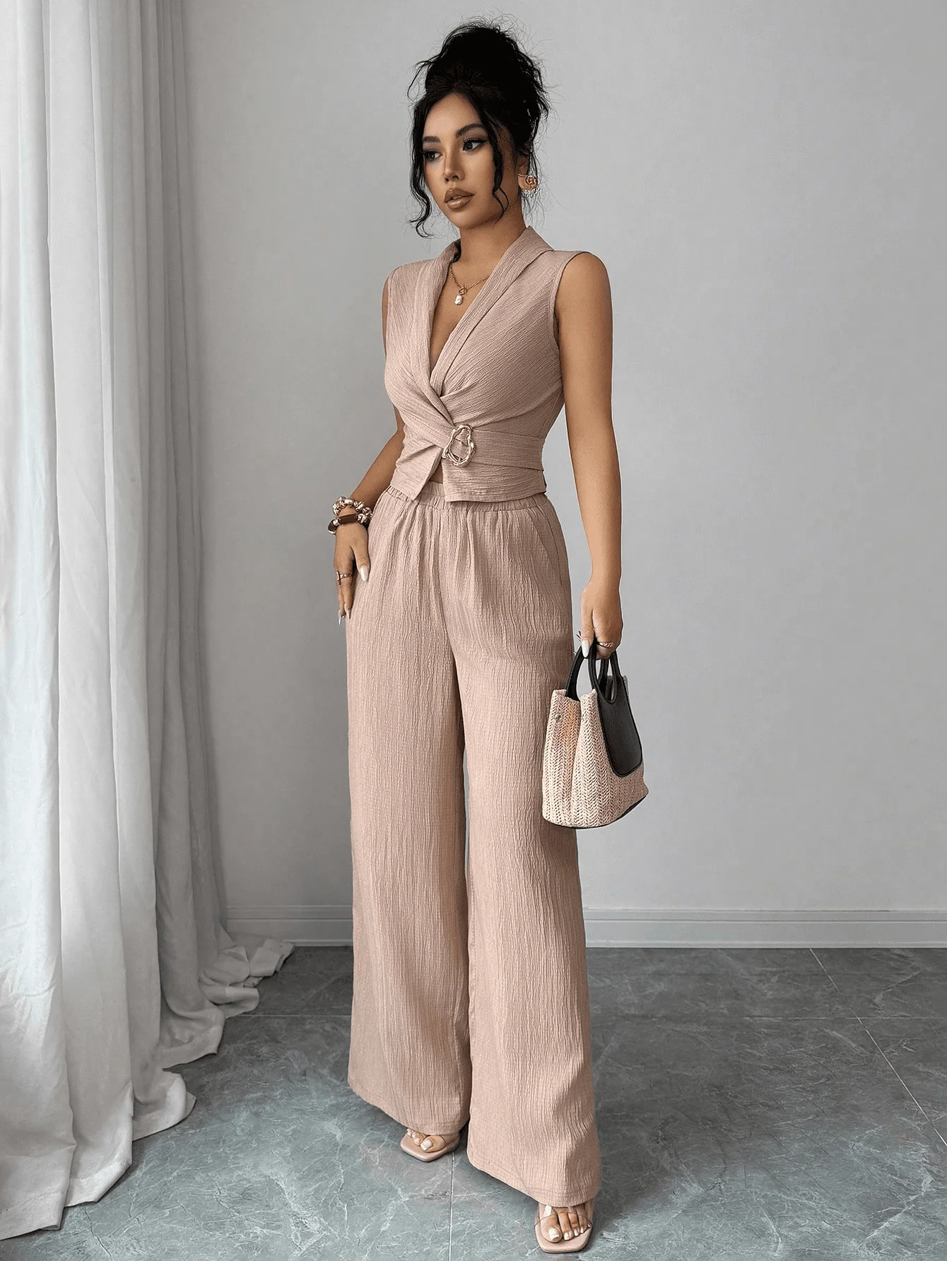 Thumbnail 4 - #13 Latest Wide Leg Pant Sets Offers