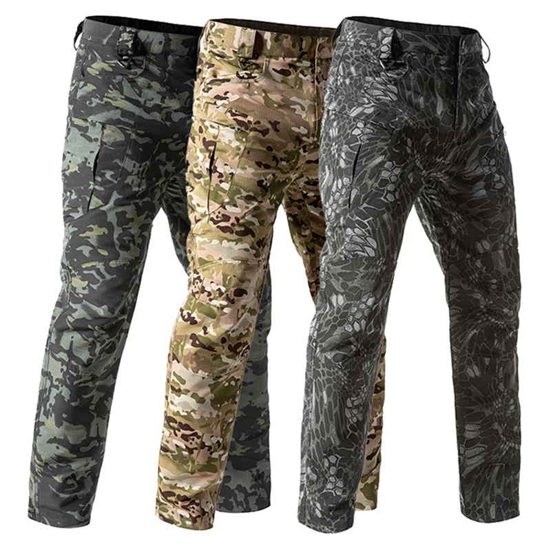 

TRVLWEGO Outdoor Trekking Pants Summer Multi Pockets Thin Quick Dry Men Waterproof Hiking Camping Climbing Fishing Trousers