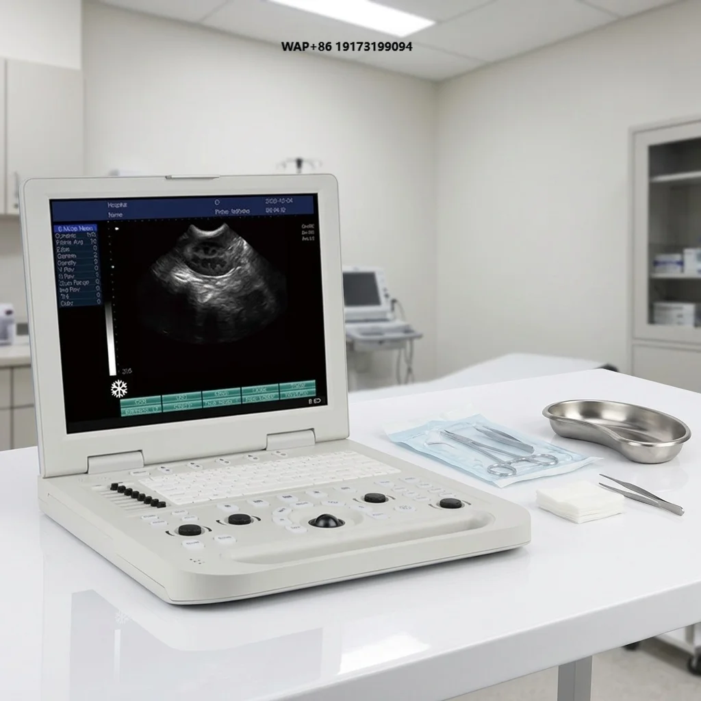 Portable Jinzhong JZ-RDUCU3 Doppler Color Ultrasound Machine, suitable for veterinary testing, livestock testing