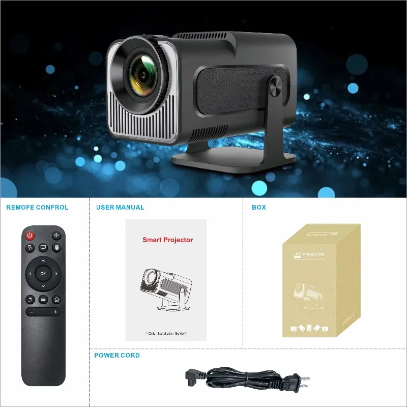 Led Projector Cinema Beamer HD Home Theater Video Projector Portatil Smart Android Proyector 4k