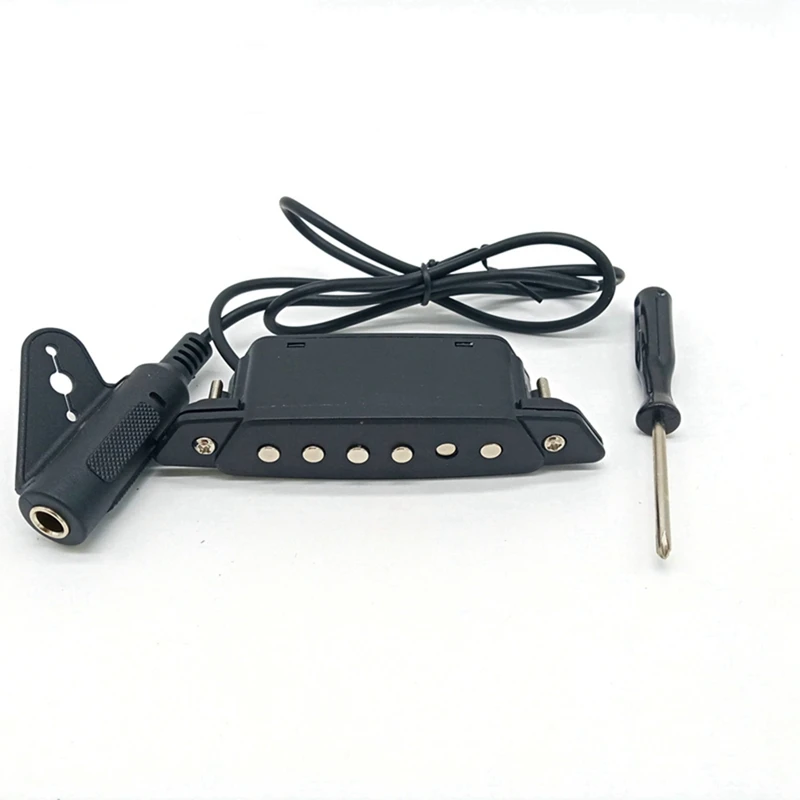 Acoustic Guitar Pickups Guitar Pickups Tail Pin Audio Output Folk Playing Ukulele High Fidelity Passive Acoustic Pickups