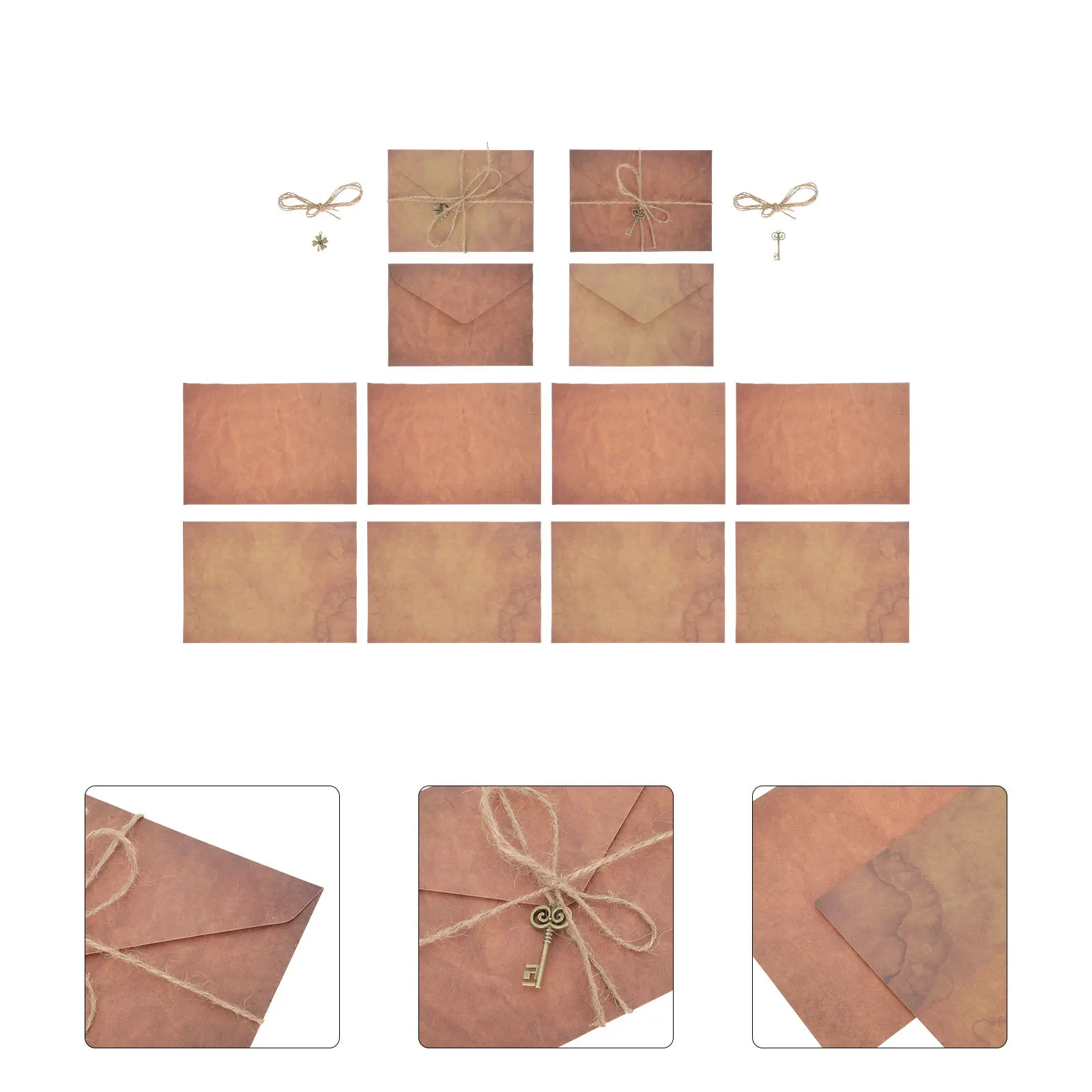 2 комплекта, винтажная бумага на день Святого Валентина, элегантность, долговечность, полный набор для фестивалей, поощрения, поздравления, подарки