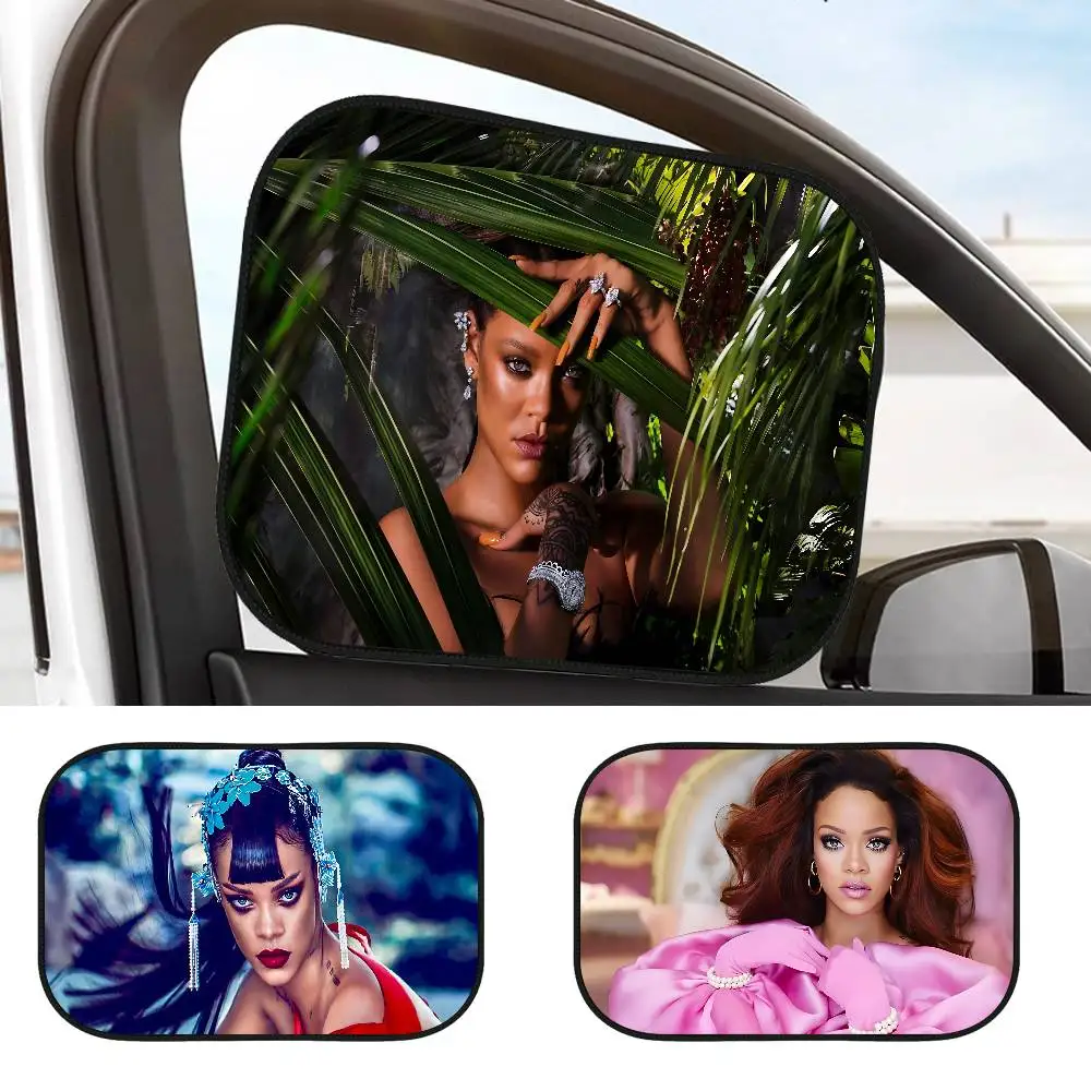 

R-Rihanna 1-Pack Car Side Window Sunshade Heat Insulation Static Absorption Car Sun Barrier Driver Shade Interior