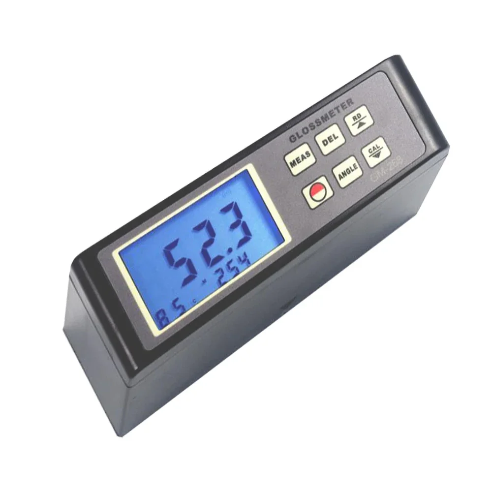 Portable Glossmeter GM-268 20°/60°/85° Paint Ink Marble Tile Metal Surface Gloss Measuring Instrument 0.1GU~200GU